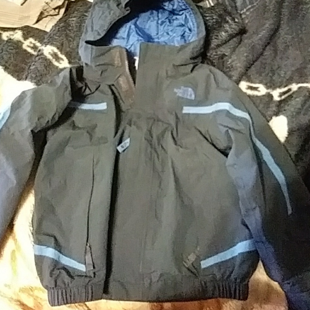 Small boys north face jacket blue 4t/4b